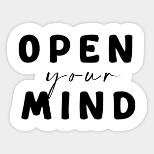 Open your mind Sticker